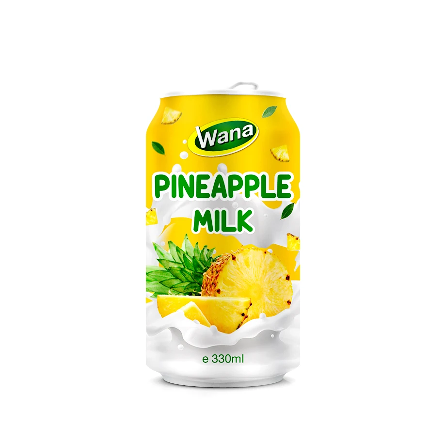 Private Label Lychee Milk Drink Manufacturer in 330ml Can