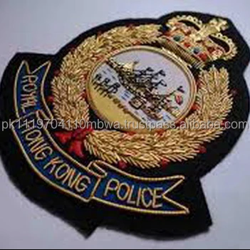 ROYAL HONG KONG POLICE Hand Embroidery Badge