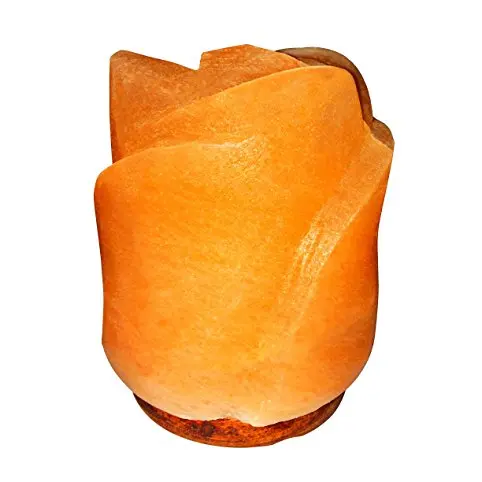 Elevate Your Ambiance with Rose-shaped Himalayan Pink Rock Salt Lamps from Sian Enterprises