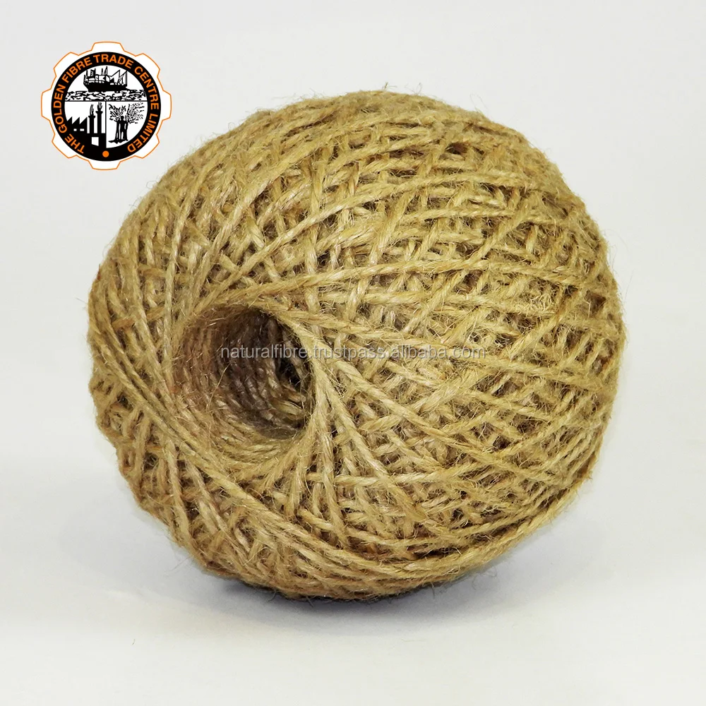 
Sacking Quality Eco-Friendly Rope Industry Cone Packing 6lbs to 36lbs Jute Yarn 