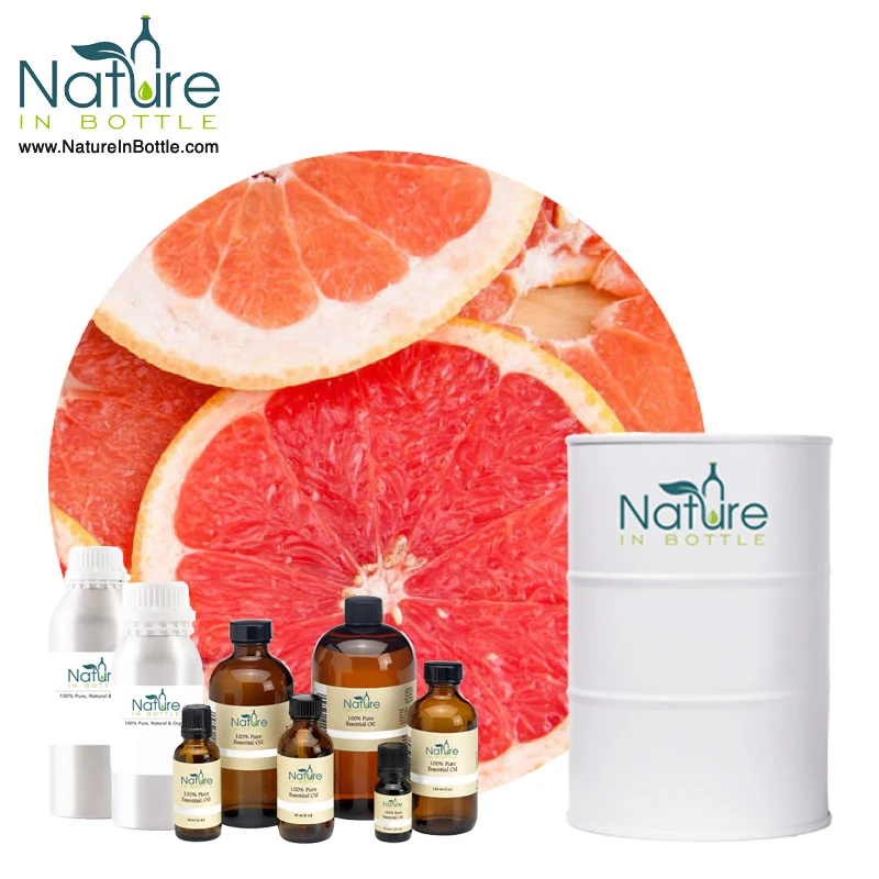 Grapefruit Essential Oil | Pure Pink Grapefruit Essential Oil - 100% Natural and Organic Essential Oils - Private Labelling