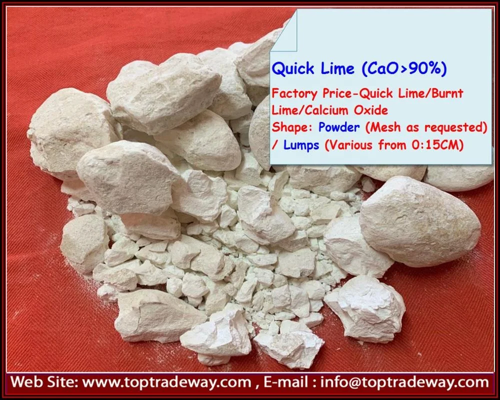  Limestone Raw Material and Waste Water Treatment Application slaked lime