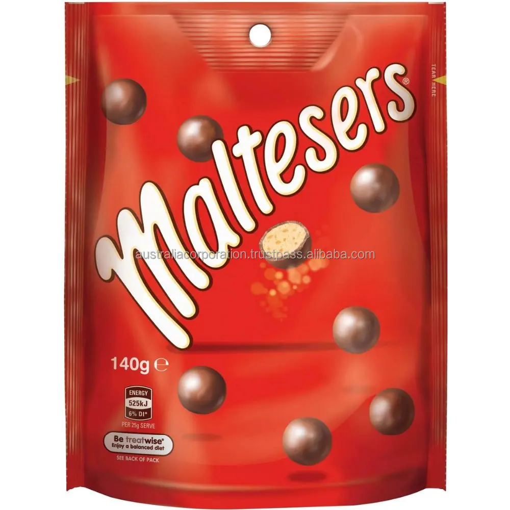 Maltesers 140g Australia Chocolate Pouch handy pack malt balls