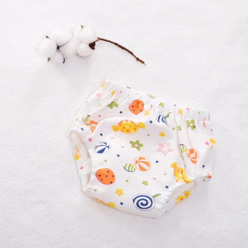 
Antibacterial baby training pants Washable Infants Children Baby Cotton Training Pants Cute Baby Diapers Reusable Nappies pants 