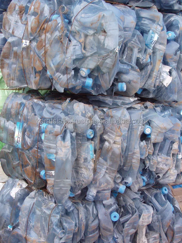 
PC WATER BOTTLES LIGHT BLUE BALES or GRINDED SCRAP / WASTE. 
