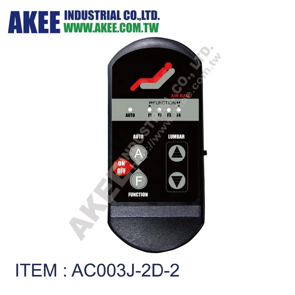 Newest switch car seat airbags massage pneumatic air inflatable pressure bladder lumbar support system car massage