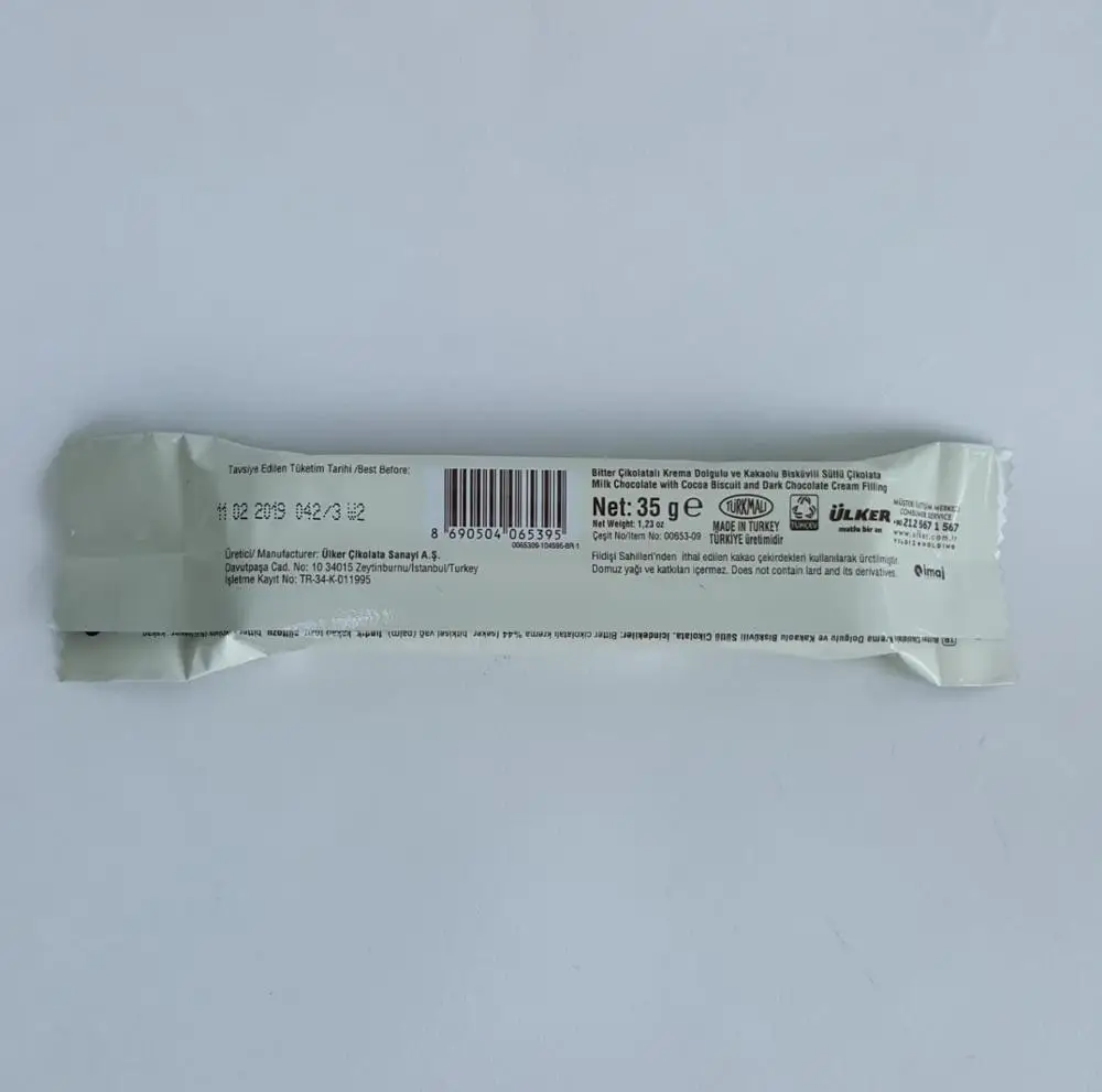 
high quality Laviva milk chocolate with cocoa biscuit 