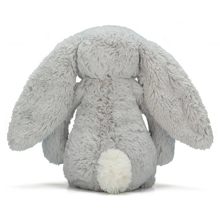 Stuffed Animal Rabbit Plush Toy Grey Bunny Rabbit Soft Toy