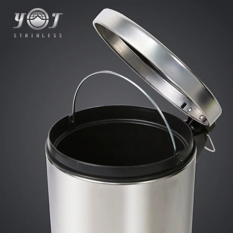 
New Arrival Design Stainless Steel Cheap Foot Pedal Trash Bin 