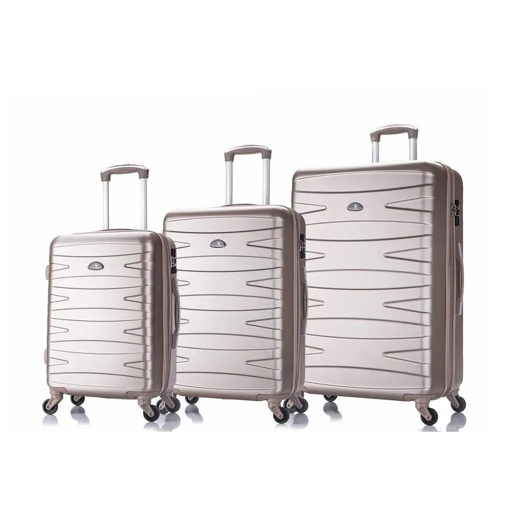 
20 24 28 INCHES 3pcs Abs Trolley Suitcase Lightweight Trolley Travel Bags Luggage Sets 