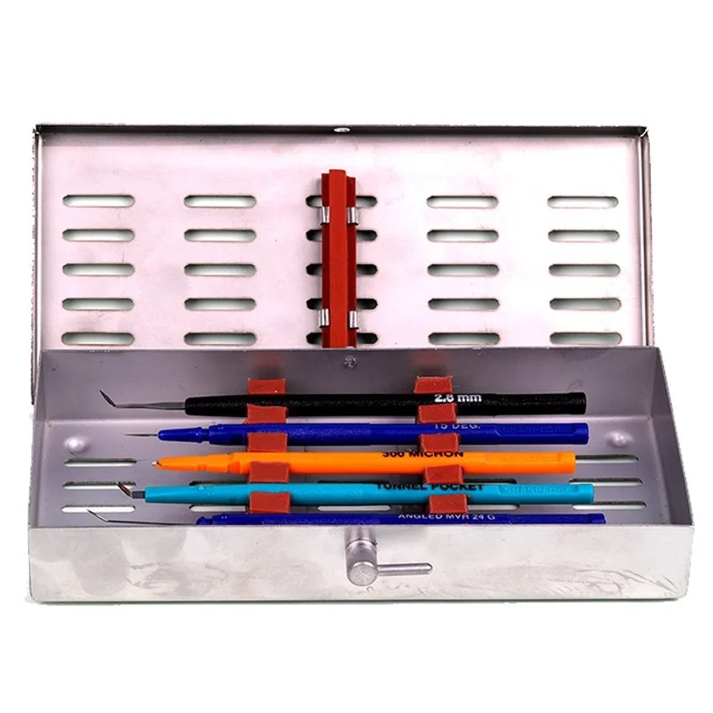 Artificial Eye Medical Ophthalmic Surgical Instruments Sterilization Tray