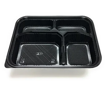 Hot sale 4 And 5 Compartment  Take Away Plastic  Lunch Box