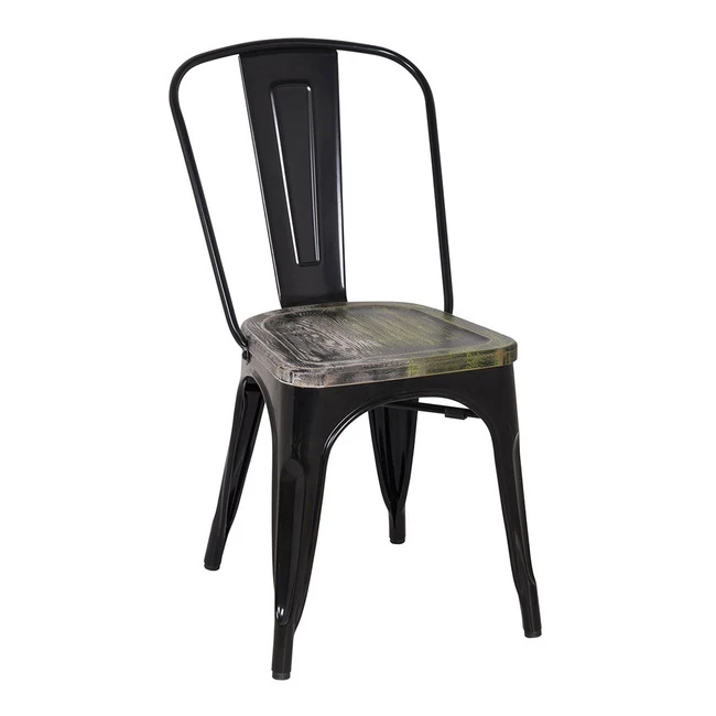 
2019 New Arrival Top Grade Antique Industrial Bistro Armless Chair Exporter 