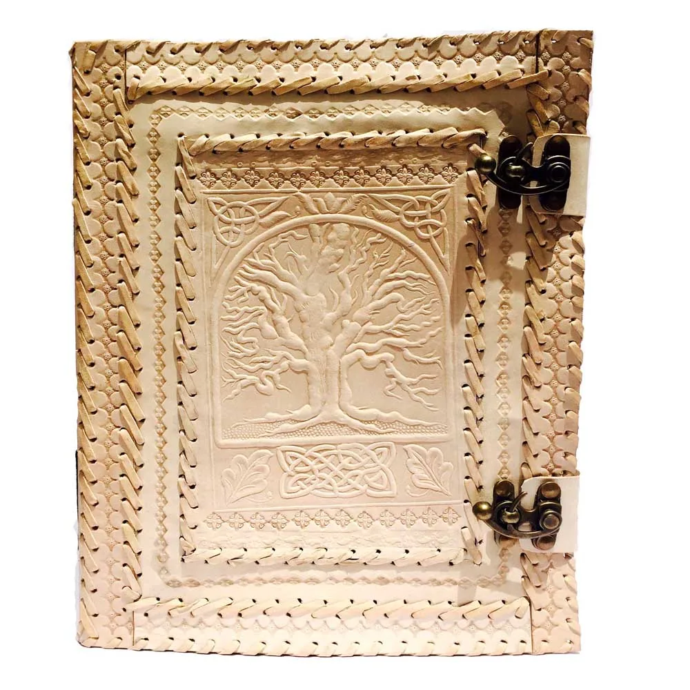 indian handmade genuine vintage buff leather journal notebook planner organiser diary