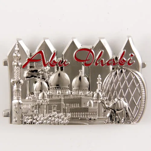 Best Selling Items Beautiful ABU Dhabi Souvenir Fridge Magnet Wholesale Factory Direct Price