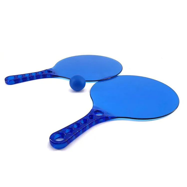 Eason Sports Promotion Child Sports Plastic PS ABS Paddle Beach Ball Game Tennis Racket Beach Racket