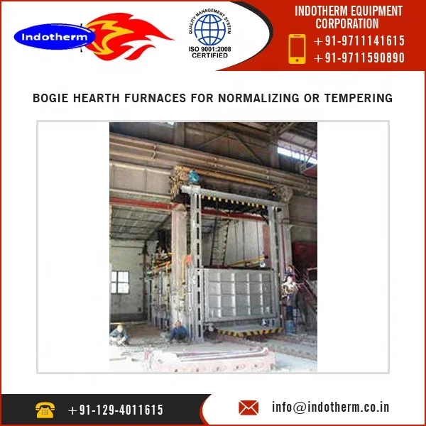 Bogie Hearth Furnace for Metal Tempering Electric Heat Treatment Full Fiber Vacuum Chamber Available at Convenient Price