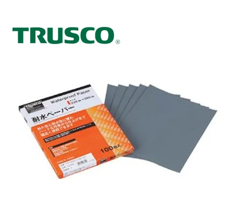 Cost-effective and Long-lasting sandpaper , TRUSCO waterproof silicon carbide abrasive paper at reasonable prices