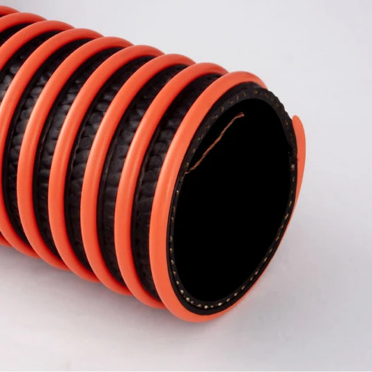 Kanaflex high abrasion resistant rubber inner layer suction hose for sand delivery use. Made in Japan (PVC sewer hose)
