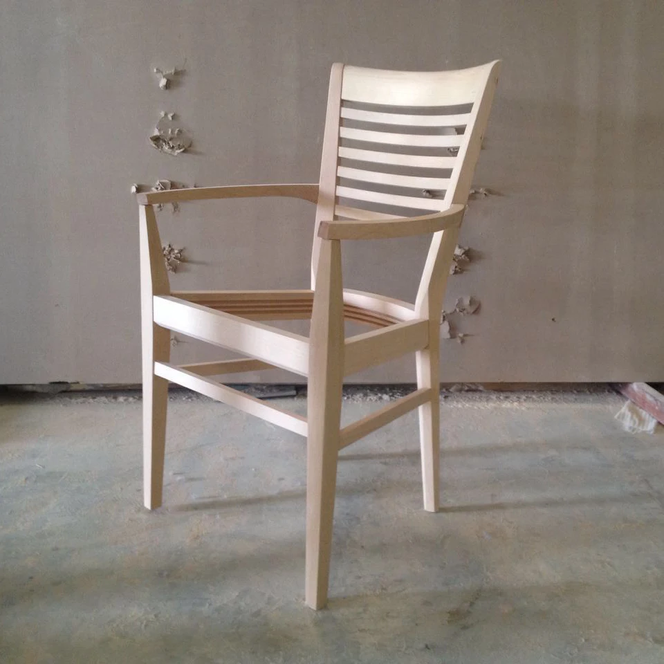 Beech arm chair frame