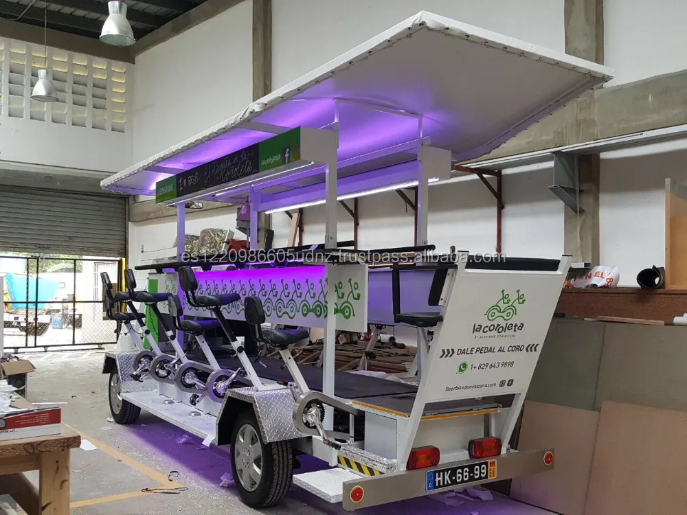 
Beer Bike 3.0 4 WHEELS PARTY PEDAL BAR Original Spanish BEERBIKE 