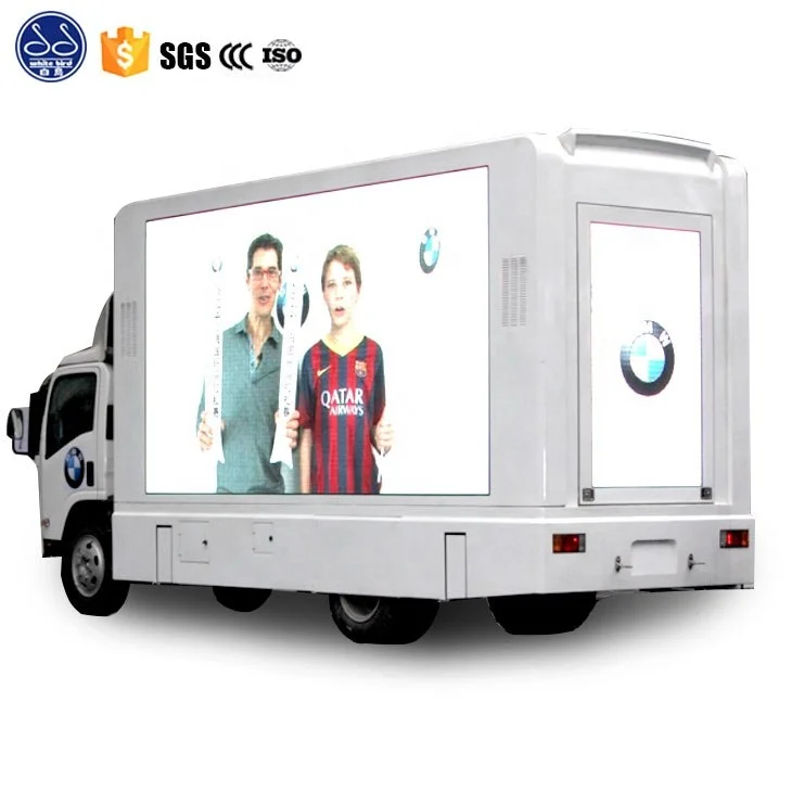 P5 P6 P8 China Brand Digital Advertising Van Led Mobile Billboard Truck