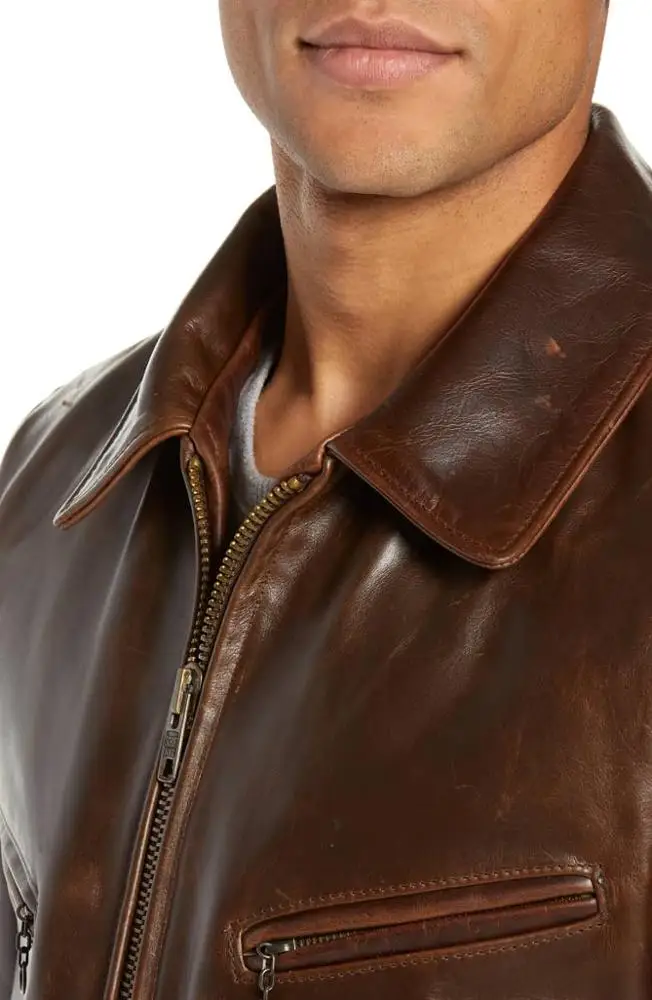 leather biker jacket men Leather Customized Pure Leather biker jacket Made in PAKISTAN