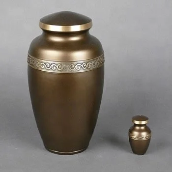 Bronze & Gold Cremation Urns  Brass Urn