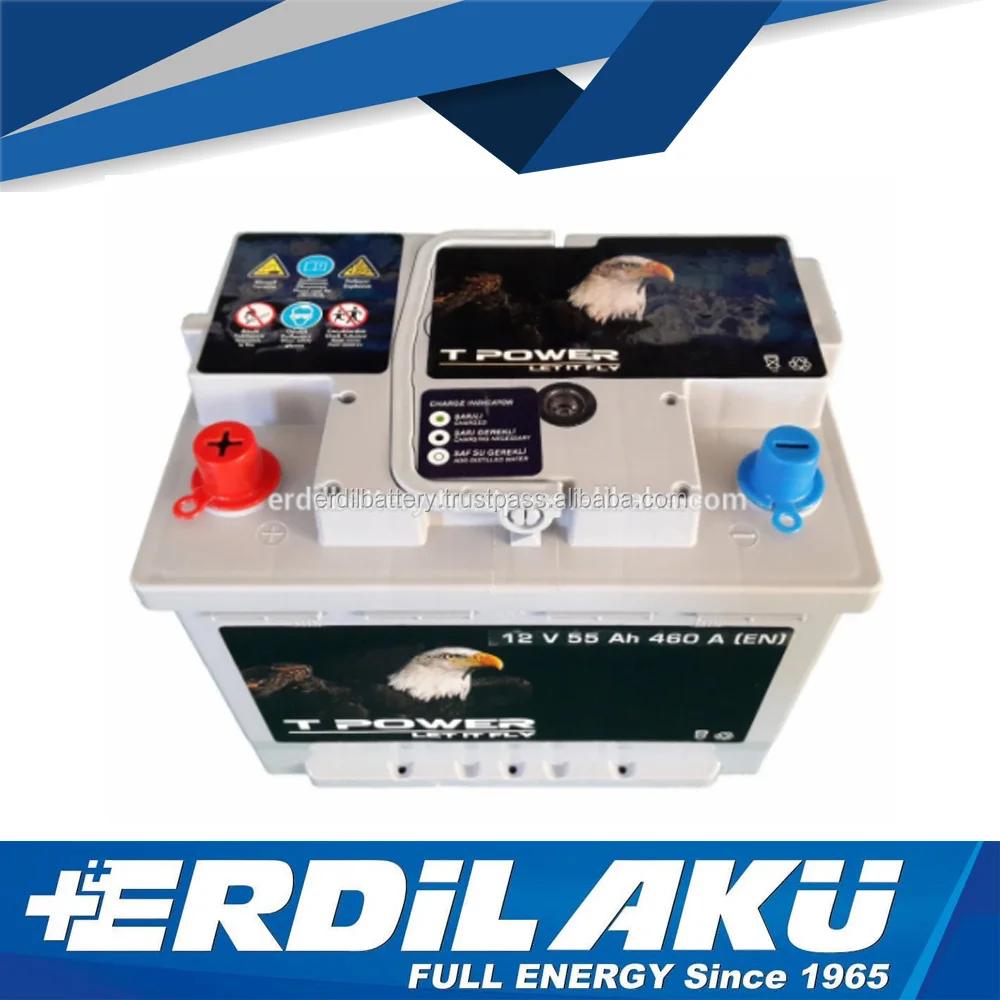 
55 Ah cheap car battery from the manufacturer 