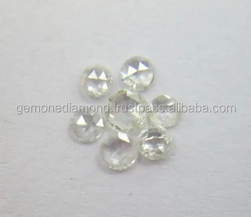 White Color Rose Cut Chakri Diamonds at Wholesale Price in India,salt and Pepper Diamonds 100% Natural Gemone Diamonds SI1 to I3