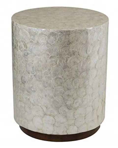 Wholesaler High quality best selling inlay mother of pear  round console  table for living room  from Vietnam