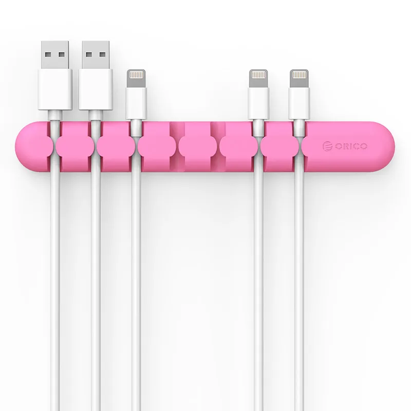 ORICO 7 Slots Silicone Clips Holders Desktop Cable Desktop Cable Manager