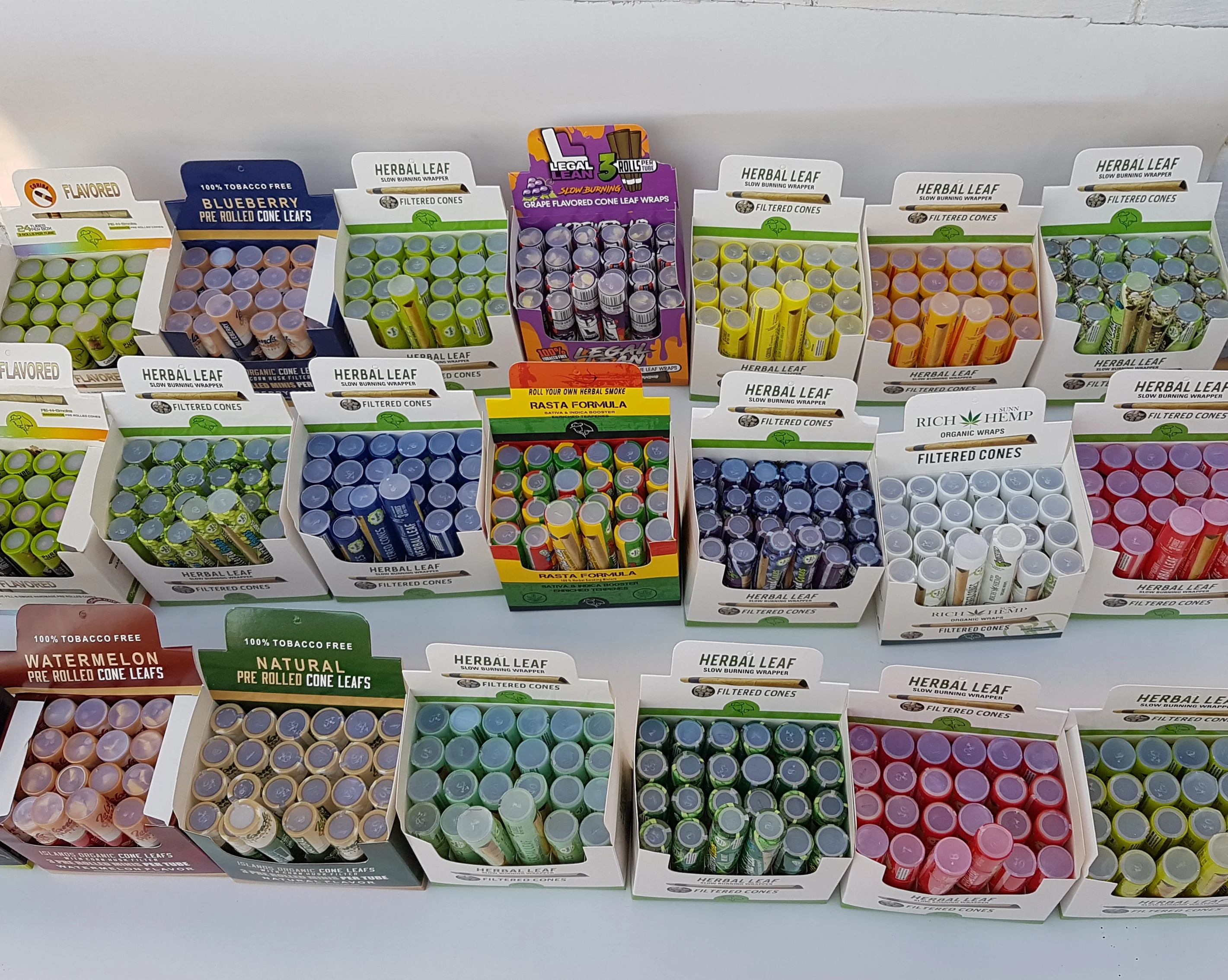 Предварительно обработанные конусы Blunt Business-Terpene ароматизированные предварительно листья OEM 110 мм натуральные в рулонах россыпью c