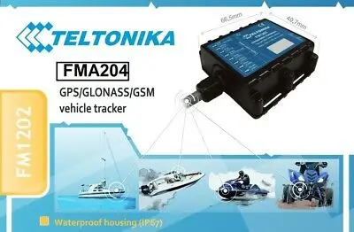 Waterproof GPS Tracker FMB204  FOR MOTOR BIKE & YACHTS + 1 Year free online tracking