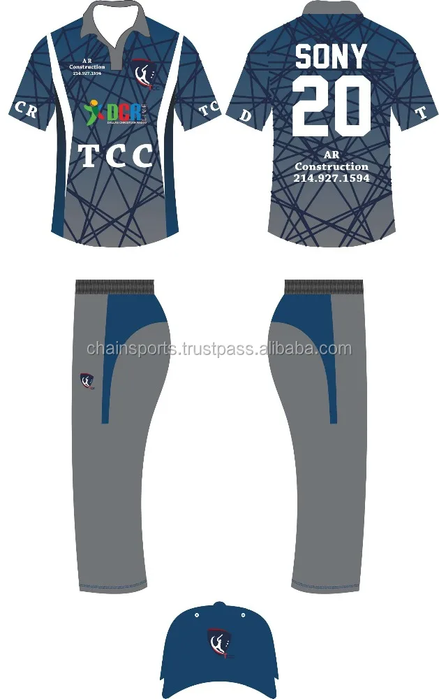 
Custom DesignedSublimation Cricket Uniforms For Team Clubs 