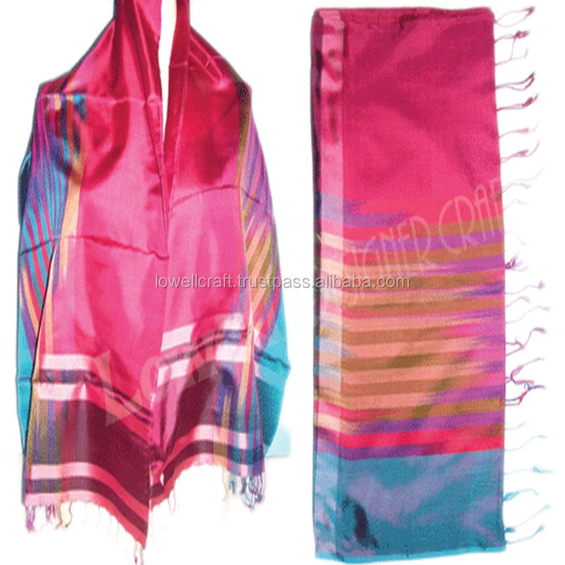Wholesale women shawl pasmina scarf pashmina india varanasi silk brocade scarf