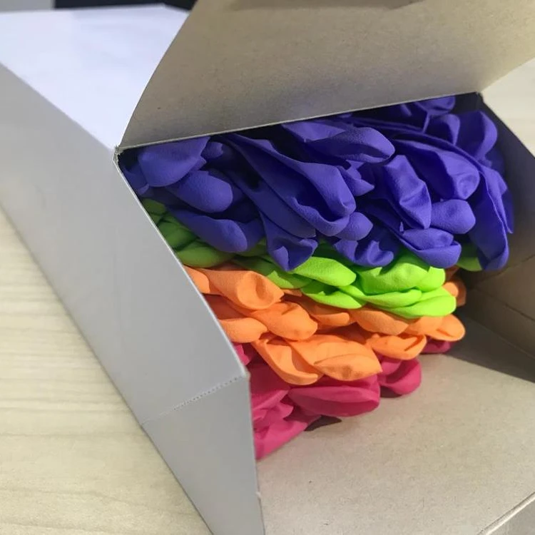 
Assorted Colour Nitrile Powder Free Glove from Malaysia 