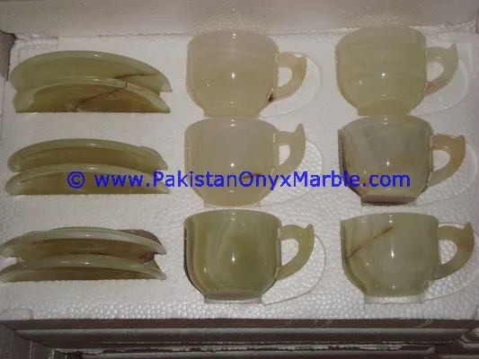 BUY CHEAP NATURAL COLOR ONYX TEA SETS HANDICRAFTS
