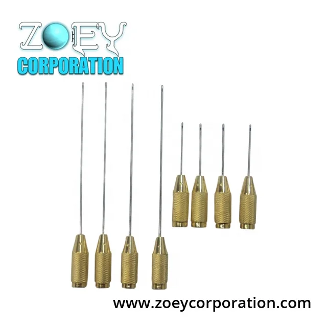 Liposuction Plastic Surgery Cannulas, Liposuction Cannulas plastic Surgery Instruments, Liposuction Cannula Set