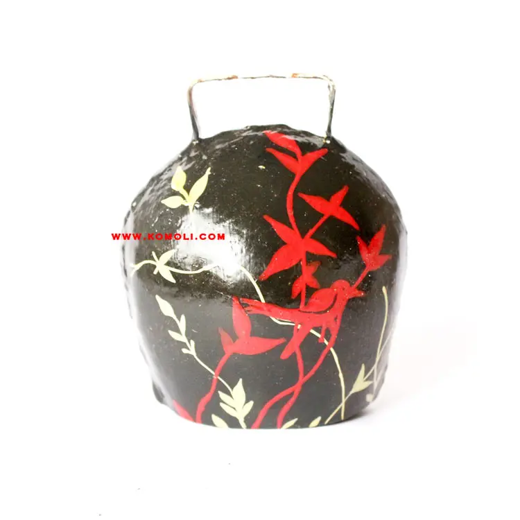 
Hand Painted Red souvenirs swiss cowbell custom painted cowbells 