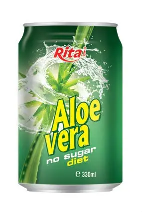 Vietnam Exporter Health Drink Premium 330 ml Canned Aloe Vera Juice Supplier