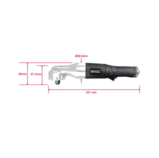 Industrial angle impact wrench