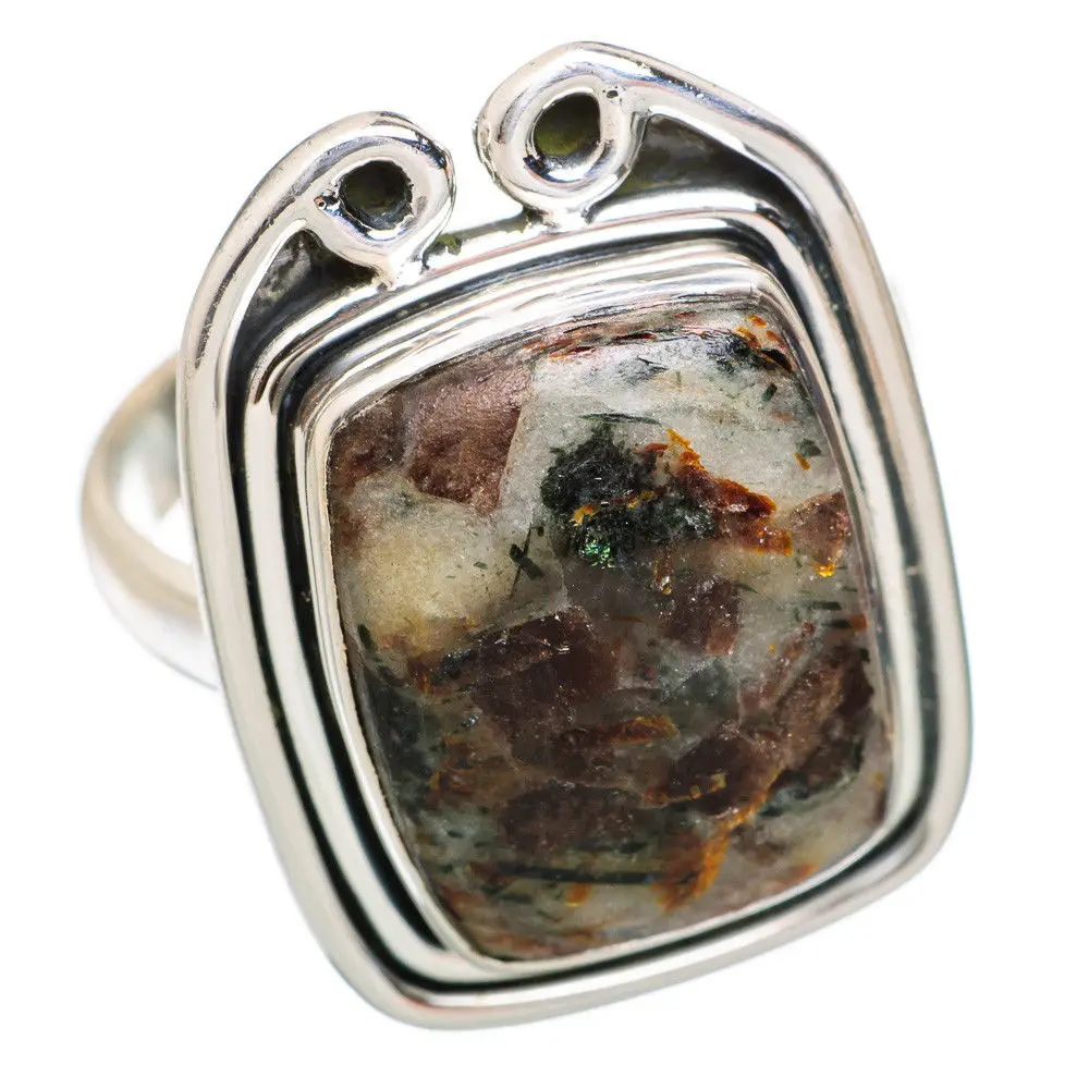 Astrophyllite 925 Sterling Silver Ring jewelry
