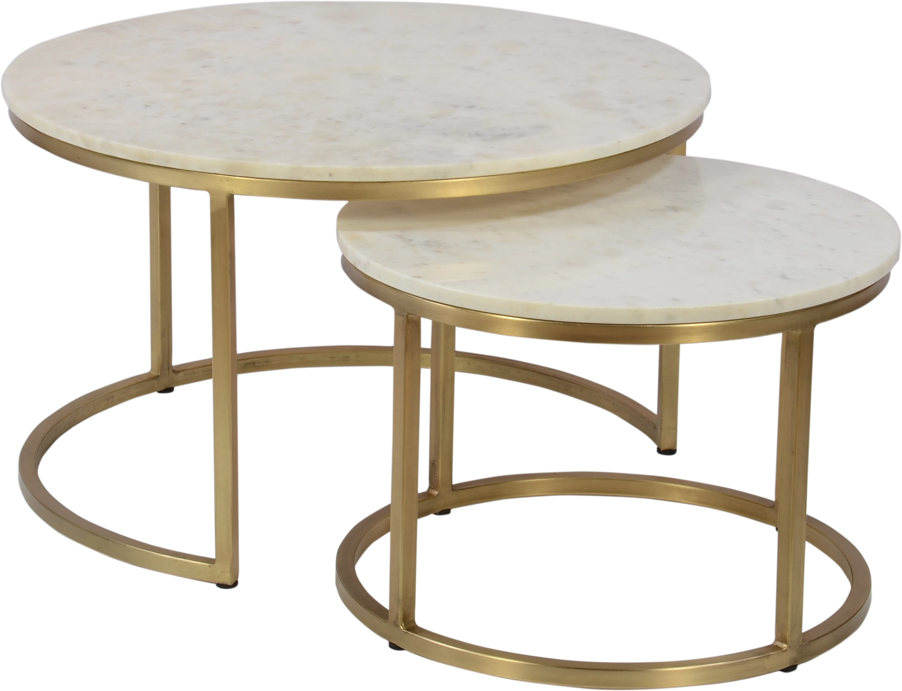 
Nesting Coffee Table with Marble top 