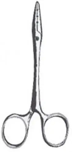 Bruce Clarke Manual Stainless Steel Needle Holder for Suture Surgical Instrument Basis