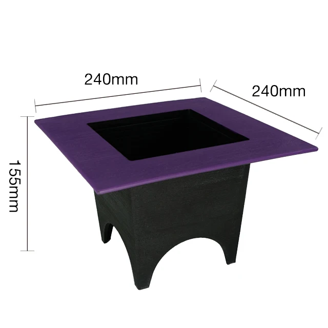 Made in Malaysia Florist Supplies Square Pots Flower Pot Square Flower Pot For Florist Use