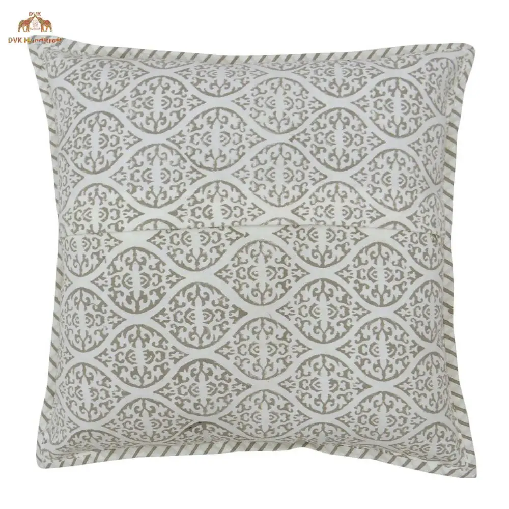Наволочка для подушки с ручным принтом из 100% хлопка наволочка индийским санганери