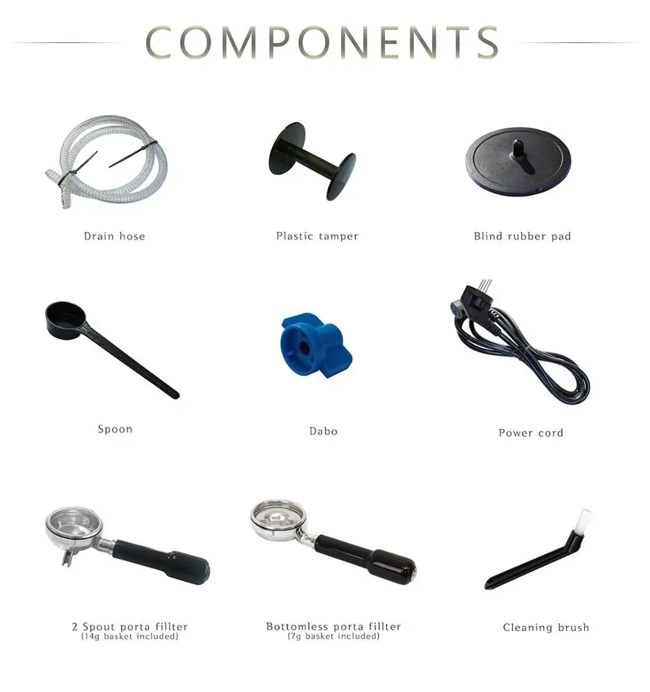 Pressure variable Espresso Coffee Machine with stabilized steaming and extraction from individual boilers.