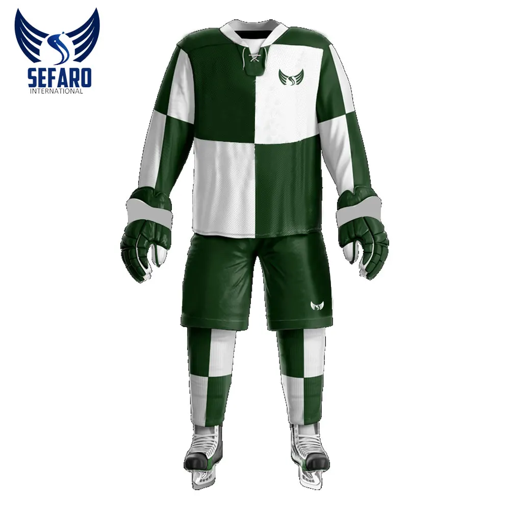 Uniforms Use Vintage 100% Polyester Funny Sublimation Embroidered Long Sleeve Custom Man Ice Hockey Jersey