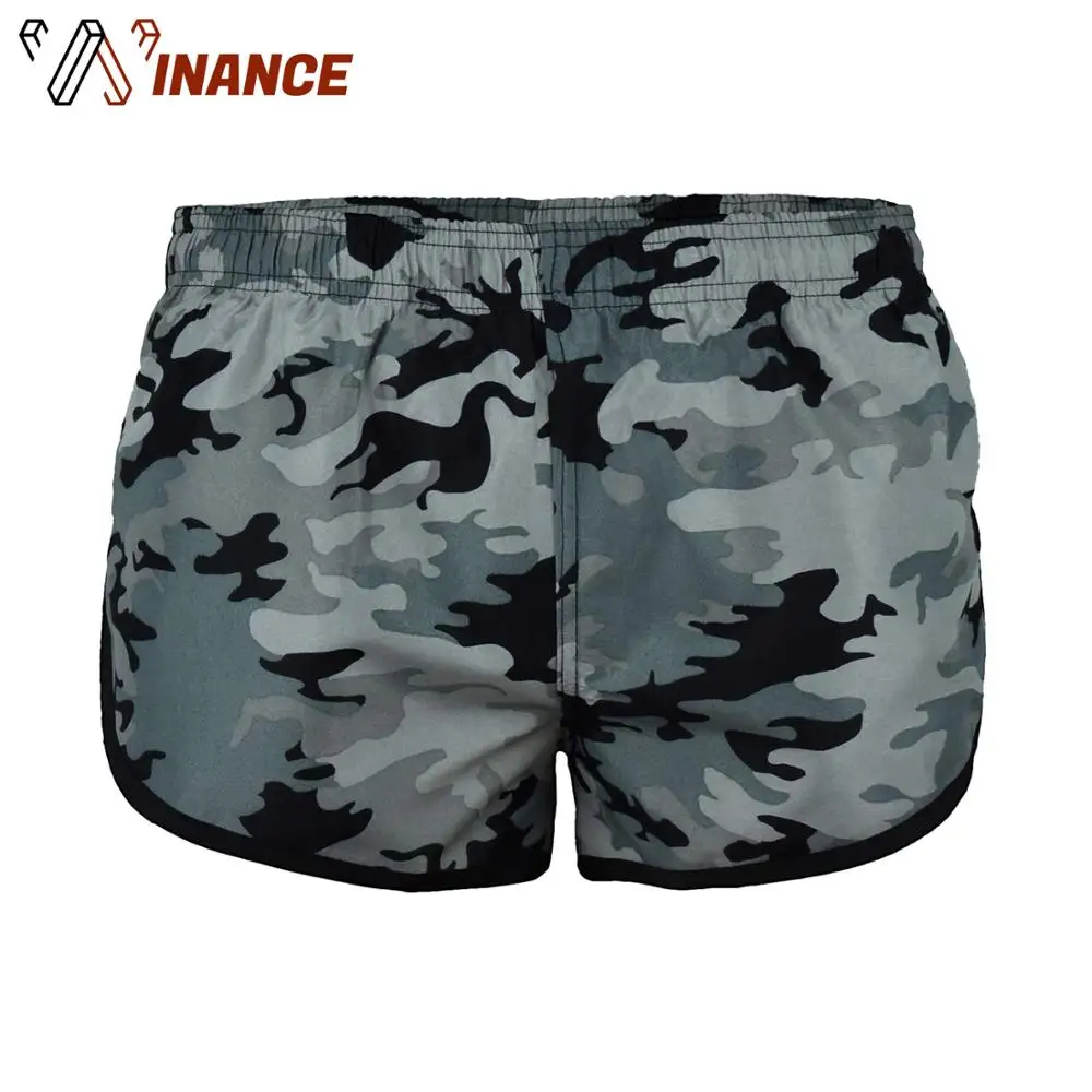 High Quality Mens Running Short Full Sublimation Camo Print, Custom Running shorts
